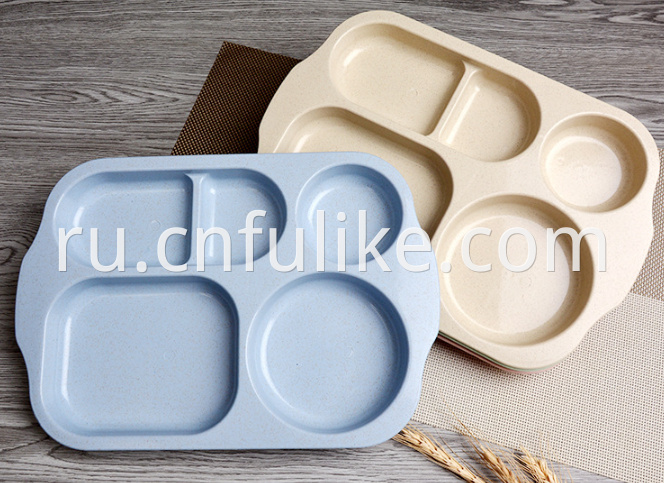 Wheat Straw Divided Plates